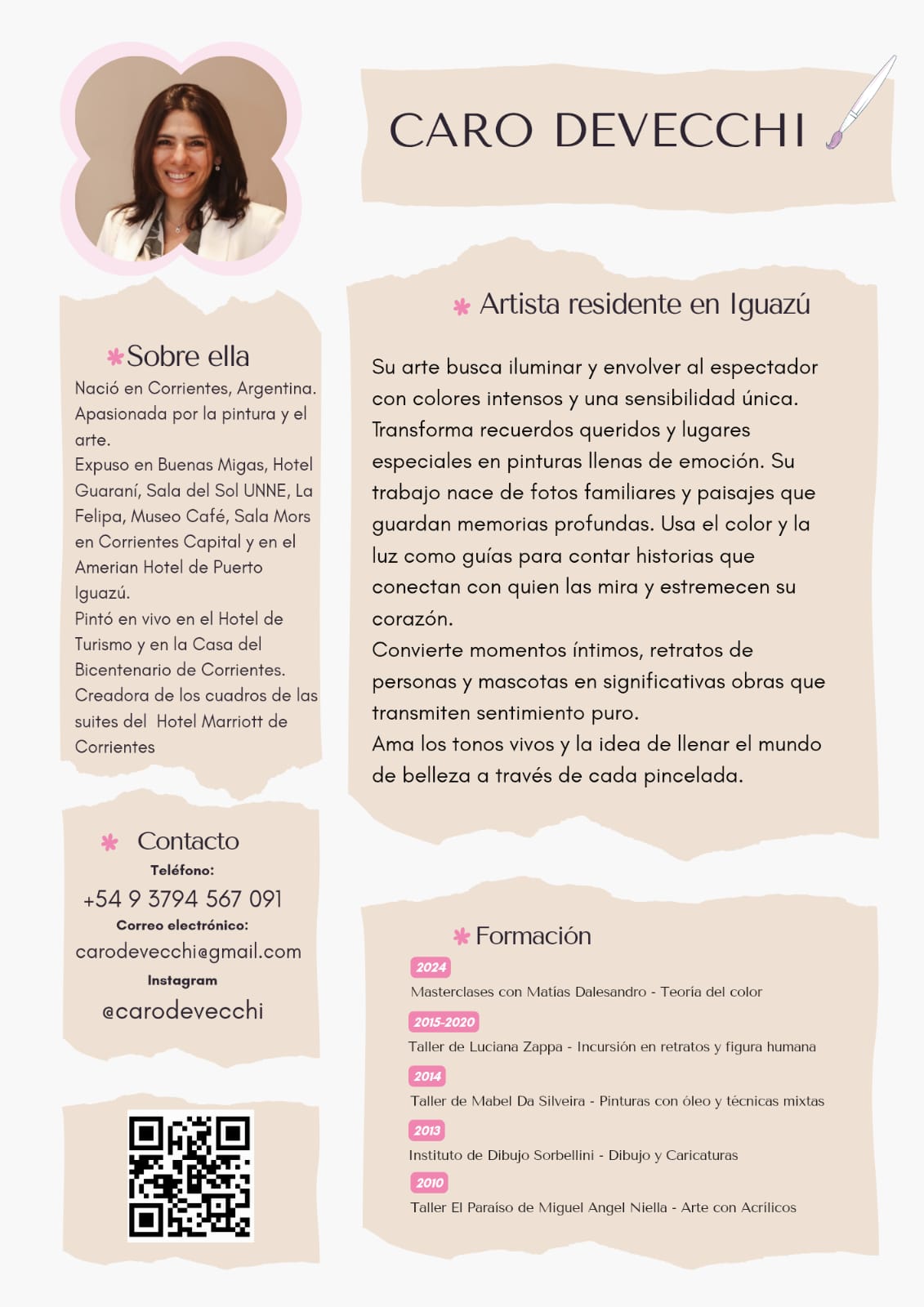 Currículum de Caro Devecchi